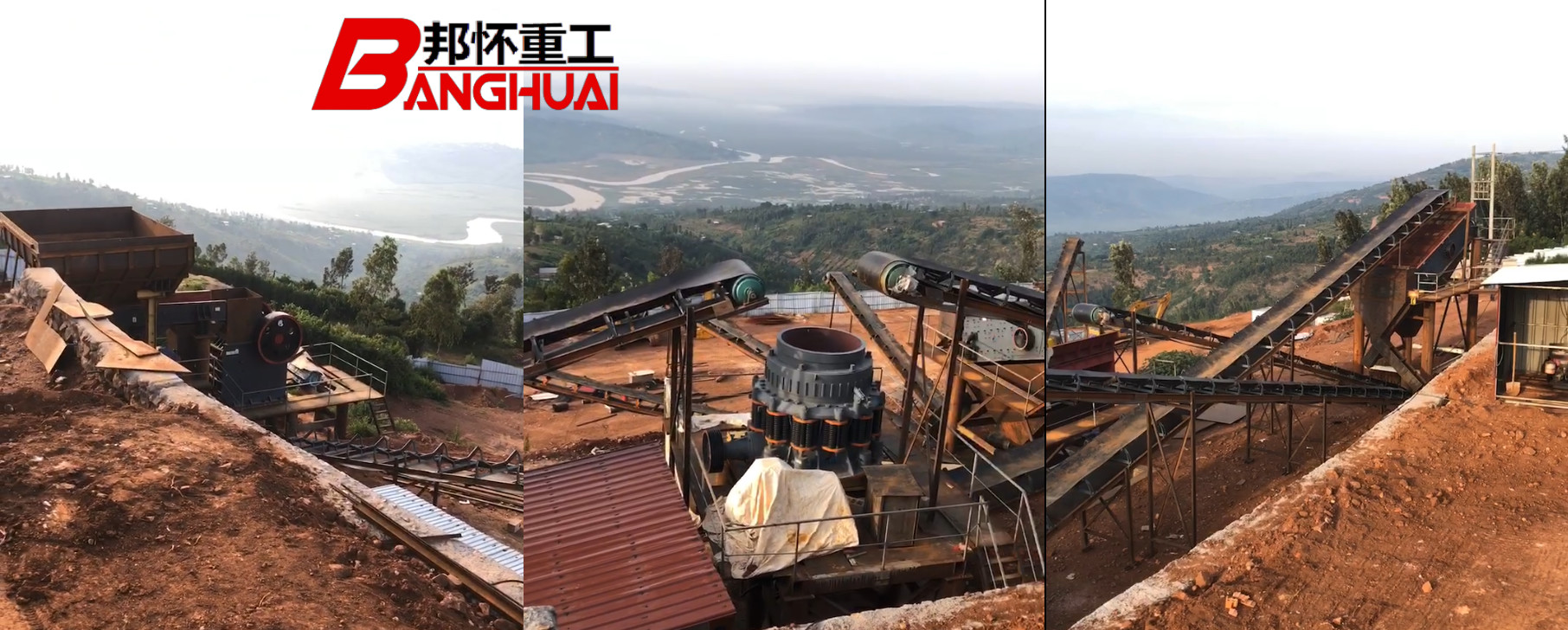 Latest company case about Installation site of 250t / h crushing production line