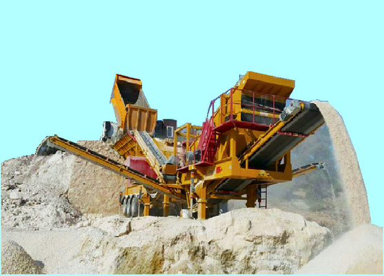 150t H Mobile Crusher Station Stone YG1548E57 PF1010