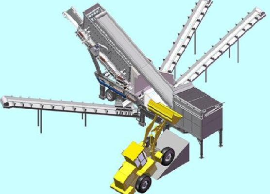3YZS1848 Mobile Jaw Crusher PF1210 Crawler Mobile Crusher    Mobile crusher, portable crushing plant