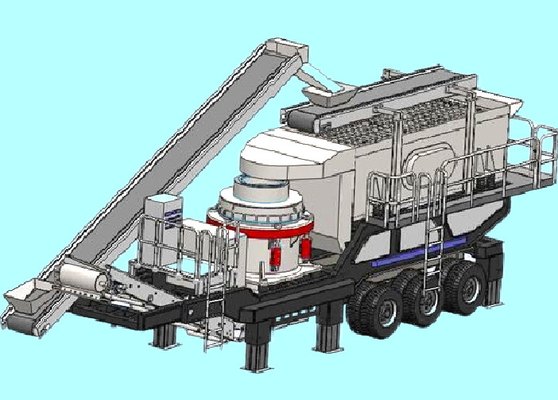 500mm Mobile Crusher Station PF1315 Sand Making Machine  Mobile crusher, portable crushing plant