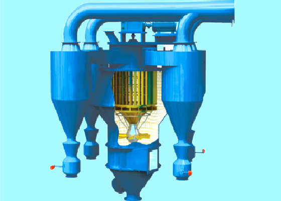 KX 600 Cyclone Sand Separator Centrifugal 15kw Powder Concentrator