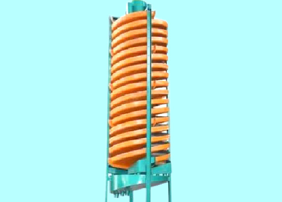 Copper Ore Spiral Chute Centrifugal Gold Separator With 720mm Pitch