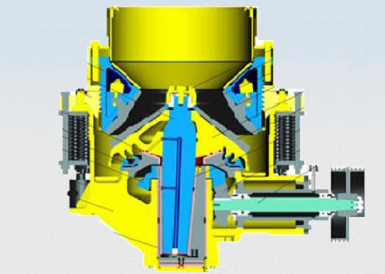 485r Min Jaw Cone Crusher Bauxite 75kw CS75B   Output Particle Shape