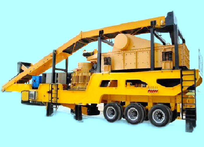 150t H Mobile Crusher Station Stone YG1548E57 PF1010
